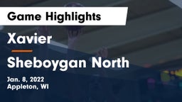 Xavier  vs Sheboygan North  Game Highlights - Jan. 8, 2022
