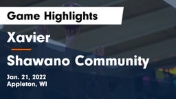Xavier  vs Shawano Community  Game Highlights - Jan. 21, 2022