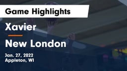 Xavier  vs New London  Game Highlights - Jan. 27, 2022