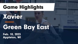 Xavier  vs Green Bay East  Game Highlights - Feb. 10, 2023