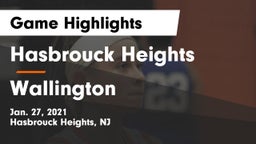 Hasbrouck Heights  vs Wallington  Game Highlights - Jan. 27, 2021