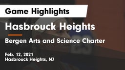 Hasbrouck Heights  vs Bergen Arts and Science Charter Game Highlights - Feb. 12, 2021