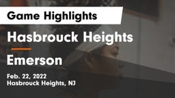 Hasbrouck Heights  vs Emerson  Game Highlights - Feb. 22, 2022