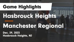Hasbrouck Heights  vs Manchester Regional  Game Highlights - Dec. 29, 2023