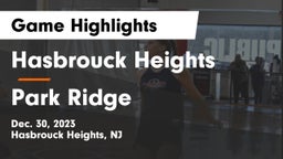 Hasbrouck Heights  vs Park Ridge  Game Highlights - Dec. 30, 2023