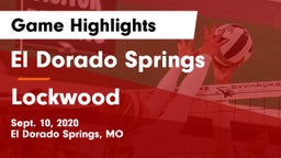 El Dorado Springs  vs Lockwood Game Highlights - Sept. 10, 2020