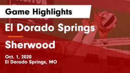 El Dorado Springs  vs Sherwood Game Highlights - Oct. 1, 2020