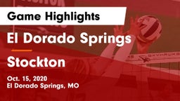 El Dorado Springs  vs Stockton  Game Highlights - Oct. 15, 2020