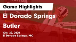 El Dorado Springs  vs Butler  Game Highlights - Oct. 22, 2020