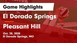 El Dorado Springs  vs Pleasant Hill  Game Highlights - Oct. 28, 2020