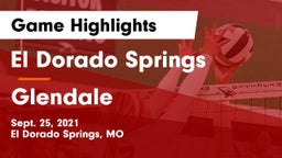 El Dorado Springs  vs Glendale  Game Highlights - Sept. 25, 2021