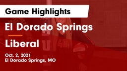 El Dorado Springs  vs Liberal Game Highlights - Oct. 2, 2021