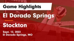 El Dorado Springs  vs Stockton  Game Highlights - Sept. 12, 2022