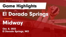 El Dorado Springs  vs Midway Game Highlights - Oct. 8, 2022