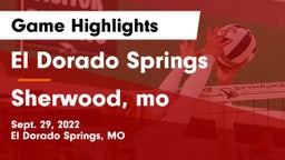 El Dorado Springs  vs Sherwood, mo Game Highlights - Sept. 29, 2022