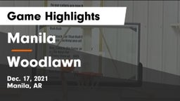 Manila  vs Woodlawn  Game Highlights - Dec. 17, 2021