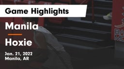 Manila  vs Hoxie  Game Highlights - Jan. 21, 2022