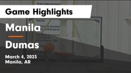 Manila  vs Dumas Game Highlights - March 4, 2023