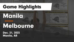 Manila  vs Melbourne  Game Highlights - Dec. 21, 2023