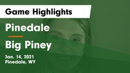 Pinedale  vs Big Piney  Game Highlights - Jan. 14, 2021