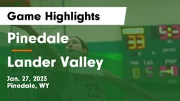 Pinedale  vs Lander Valley  Game Highlights - Jan. 27, 2023