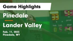 Pinedale  vs Lander Valley  Game Highlights - Feb. 11, 2023