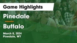 Pinedale  vs Buffalo  Game Highlights - March 8, 2024