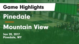 Pinedale  vs Mountain View  Game Highlights - Jan 20, 2017