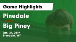 Pinedale  vs Big Piney  Game Highlights - Jan. 24, 2019