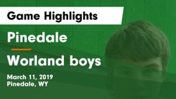 Pinedale  vs Worland boys Game Highlights - March 11, 2019