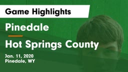 Pinedale  vs Hot Springs County  Game Highlights - Jan. 11, 2020