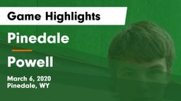 Pinedale  vs Powell  Game Highlights - March 6, 2020