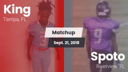 Matchup: King  vs. Spoto  2018