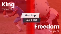 Matchup: King  vs. Freedom  2018