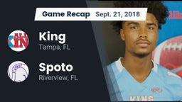 Recap: King  vs. Spoto  2018