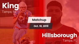 Matchup: King  vs. Hillsborough  2019