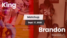 Matchup: King  vs. Brandon  2020