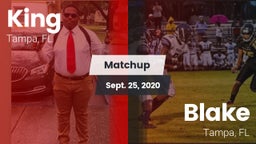 Matchup: King  vs. Blake  2020