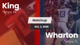 Matchup: King  vs. Wharton  2020
