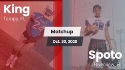 Matchup: King  vs. Spoto  2020