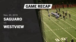 Recap: Saguaro  vs. Westview  2015