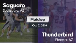 Matchup: Saguaro  vs. Thunderbird  2016
