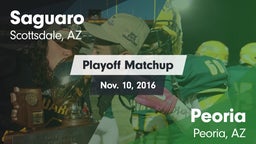 Matchup: Saguaro  vs. Peoria  2016