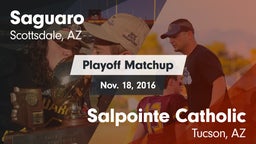 Matchup: Saguaro  vs. Salpointe Catholic  2016