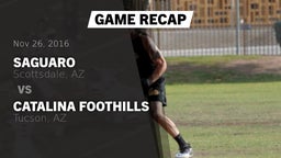Recap: Saguaro  vs. Catalina Foothills  2016