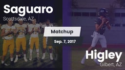 Matchup: Saguaro  vs. Higley  2017