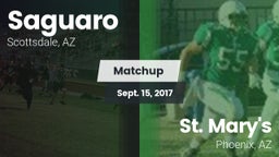 Matchup: Saguaro  vs. St. Mary's  2017