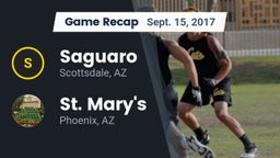 Recap: Saguaro  vs. St. Mary's  2017