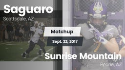 Matchup: Saguaro  vs. Sunrise Mountain  2017