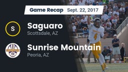 Recap: Saguaro  vs. Sunrise Mountain  2017